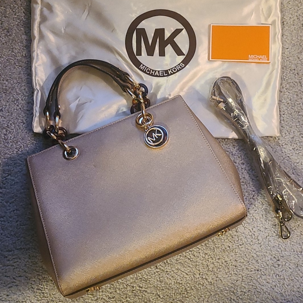 Michael Kors gold bag